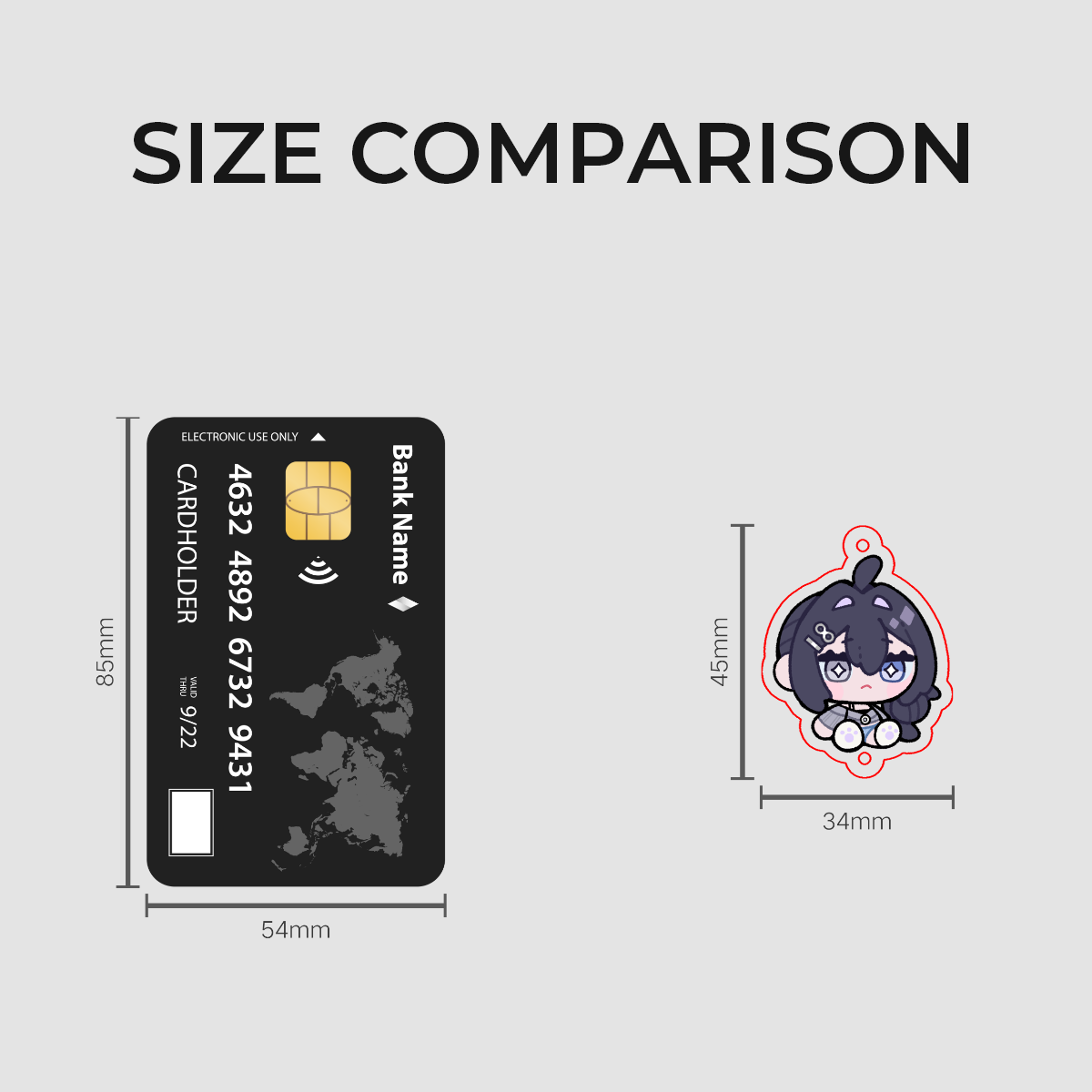 繋がるアクキーチェーン Connection Acrylic Keychains