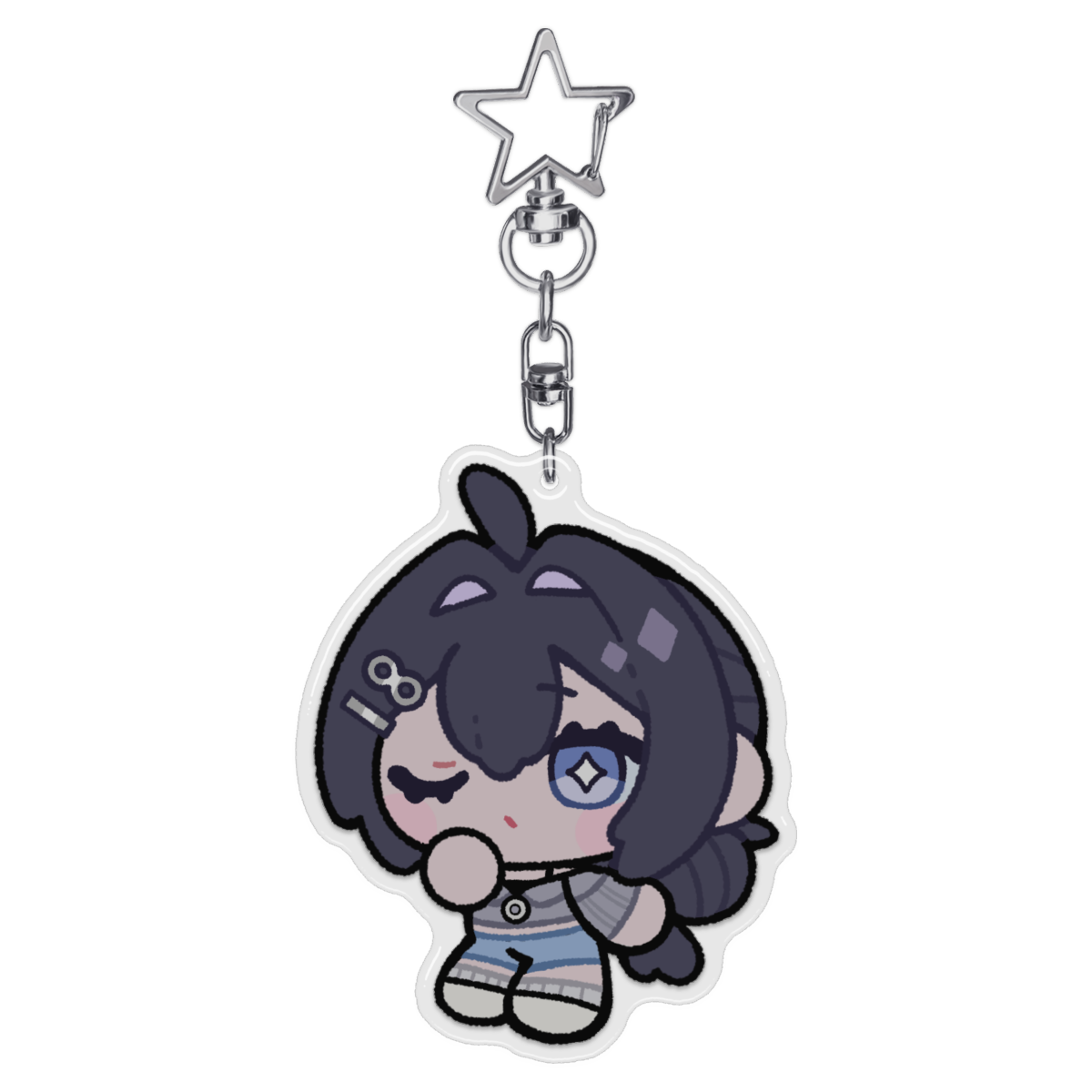 ぷっくり加工アクキー Epoxy Clear Acrylic Keychains