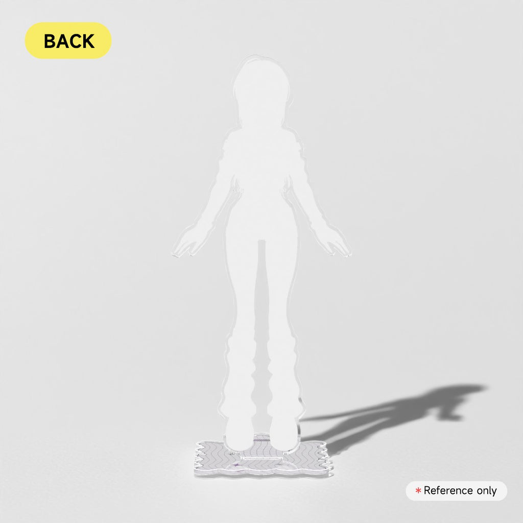 アクリルスタンド152mm Clear Acrylic Standees
