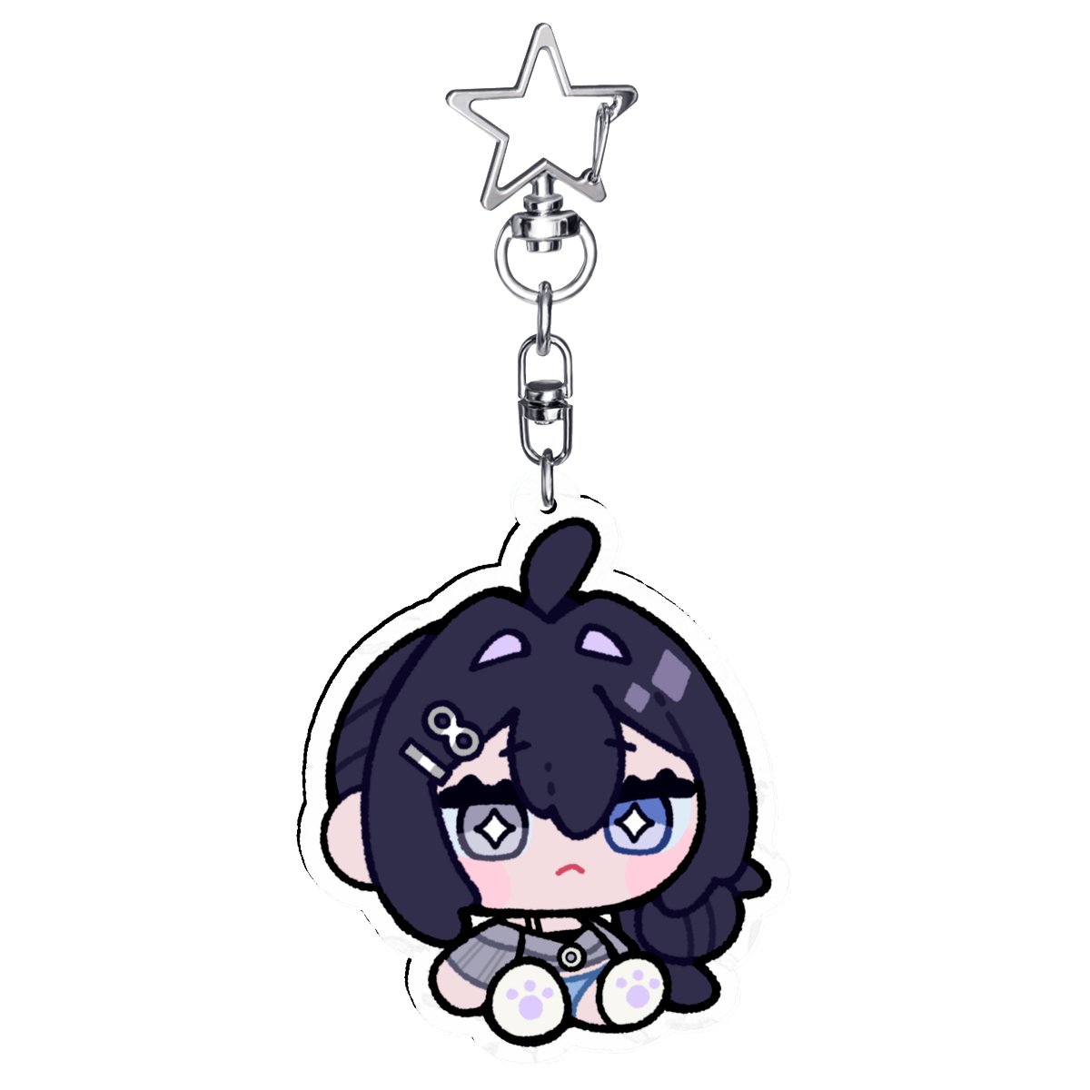アクリルキーホルダー（裏加工）　Ripple Acrylic Keychains