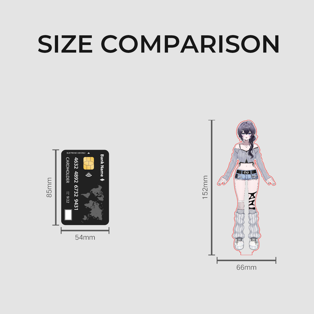 アクリルスタンド152mm（シニヨン） Clear Acrylic Standees