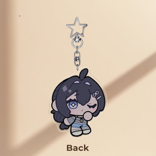 ぷっくり加工アクキー Epoxy Clear Acrylic Keychains