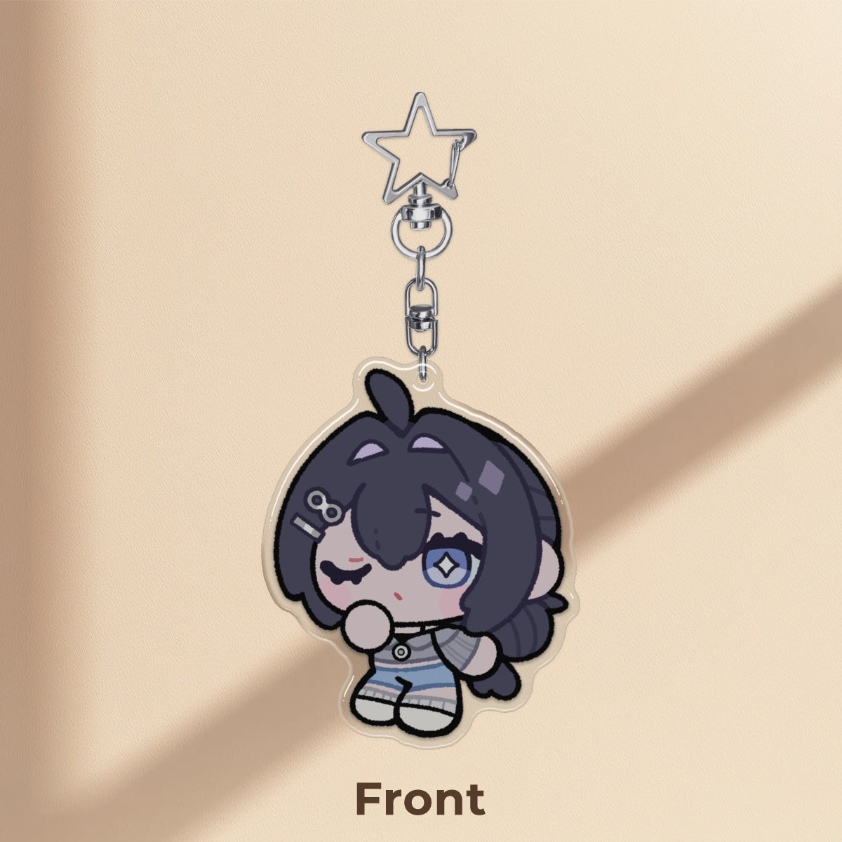 ぷっくり加工アクキー Epoxy Clear Acrylic Keychains